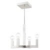 Livex Lighting Solna 4 - Light Chandelier in  Brushed Nickel - 4 of 4