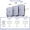 3PCS Suitcase Luggage Sets, Hardshell PP Lightweight Suitcase with TSA Lock, Spinner Wheels (20/24/28 IN) -ModernLuxe - 2 of 4