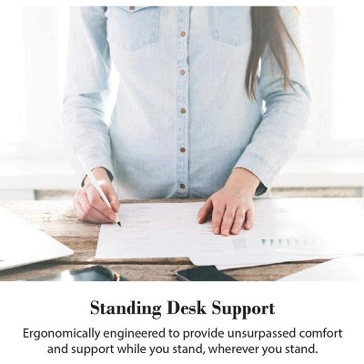 WellnessMats 72"x24"x3/4" Anti-Fatigue Ergonomic Support Pad, Antique Light Linen