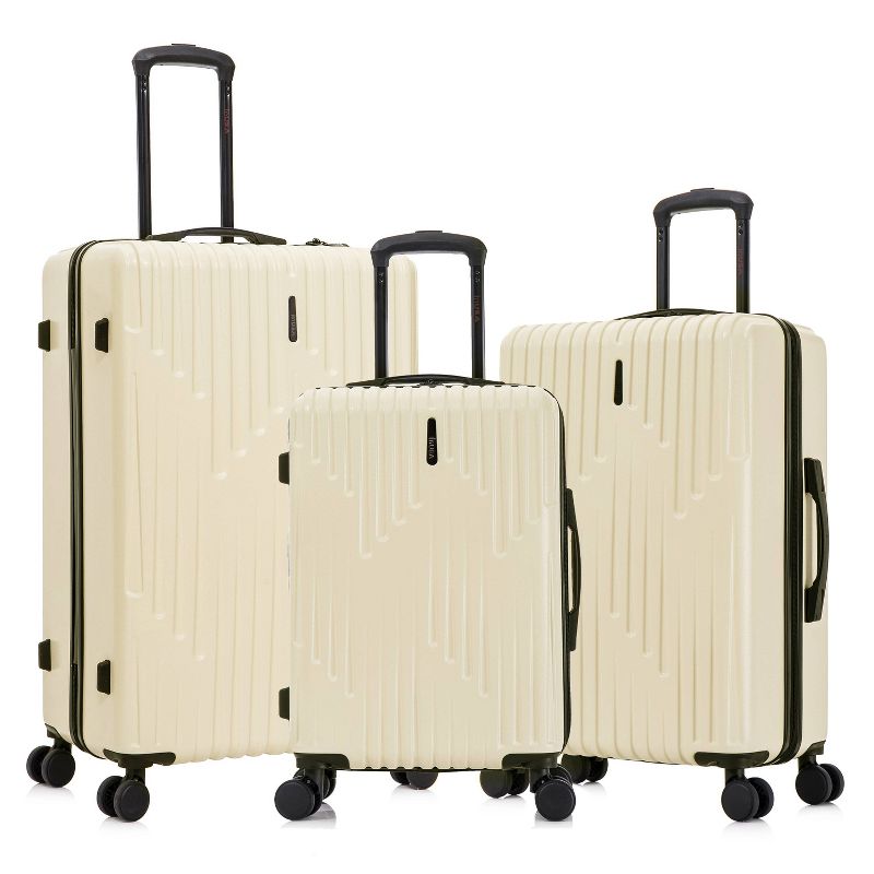 InUSA Drip Lightweight Hardside Spinner 3pc Luggage Set -Sand, 6 of 16