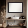 Amanti Art Oliver Non-Beveled Wood Framed Bathroom Vanity Wall Mirror - 4 of 4