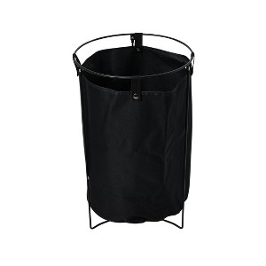 Household Essentials Metal Wire Frame Laundry Hamper with Removable Canvas Bag - 1 of 4