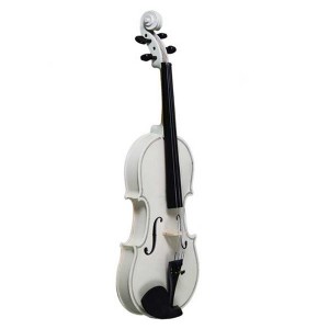 AZL1 Life Concept Orchestral String Instruments 4/4 Full Size Acoustic Violin Complete Set with Case Bow and Rosin, White, 31.5"*9.84"*4.92" - 1 of 4