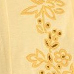 banana rose embroidery