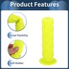 Unique Bargains Bike Handlebar Grips Covers 4.72" Yellow 1 Pair - 4 of 4