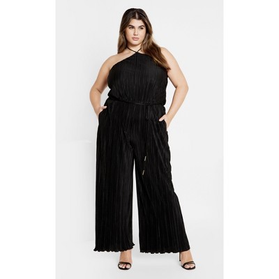 Women's Plus Size Kira Jumpsuit - black | CITY CHIC