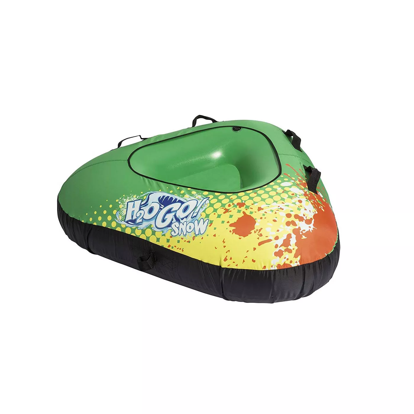 Bestway H2GO Winter Rush Inflatable Kids Large Snow Tube with Fabric Cover Green - image 1 of 5