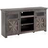 Bella Depot 60.23" Farmhouse TV Media Stand with Barn Design Cabinet - 4 of 4