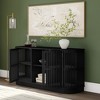 Plank+Beam Contour Solid Wood Sideboard with 2 Doors, 59" TV Stand for Living Room - 4 of 4