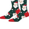 Socksmith 18.0 Inch Santa Socks Christmas Socks (1 Pair) , Claus Snowflakes Holidays (1PC) - 3 of 3