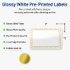 Avery 2" x 3" Labels, Gold Border with Gold Dots, 80 ct - 2 of 4