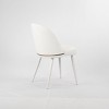 NicBex Dining Chairs Set of 2 Side Chair Upholstered Chair Metal Leg without Armrest, Fabric Accent for Kitchen, Bedroom - 2 of 4