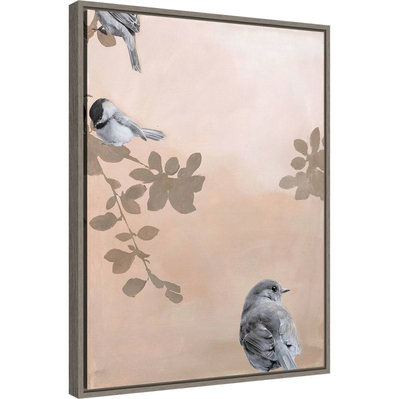18&#34; x 24&#34; Bird 2 by Design Fabrikken Framed Canvas Wall Art - Amanti Art, 3 of 9