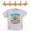 The Juniper Shop SmileyWorld Be Kind To Our Planet Rainbow Youth Short Sleeve Tee - 3 of 4