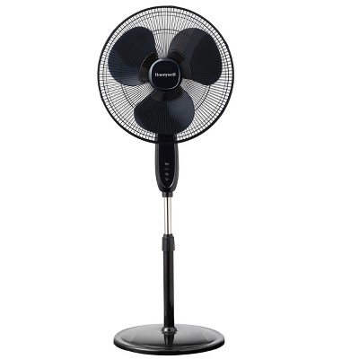 Honeywell Oscillating Stand Fan with Double Blades Black