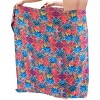 LA LEELA Men's Lava Lava Hawaiian Vacation Sarongs Summer Long Beach Cover Up Swimwear Holidays Pareo Beachwear For Men One Size Multicolored, Floral - 2 of 3