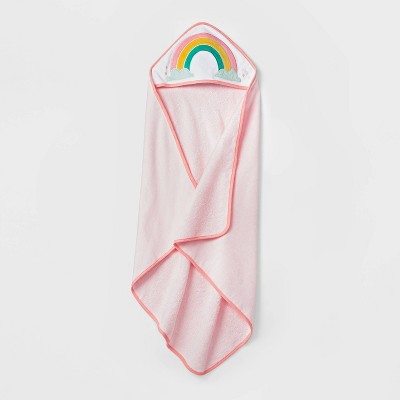 pink baby towel