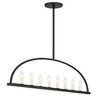Crystorama Lighting Abbott 8 - Light Chandelier in  Black - 2 of 4
