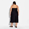 Women's Lace Trim Satin Midi A-Line Dress - Wild Fable™ - 3 of 3