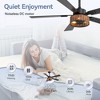 Airsurfer 48-inch Wood Reversible 5-Blade Ceiling Fan with Light and Remote - 4 of 4
