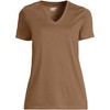 Lands' End Women's Relaxed Supima Cotton V-Neck T-Shirt - 3 of 3