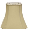 Vynxaria Cut Corner Bell Lampshades 9x16 Inches, Square Softback Tan - 3 of 4