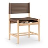 Meridian Furniture,Rawlins Vegan Leather Upholstered Dining Chair, Set of 2 - 2 of 4