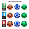 Xcello Sports Soccer Ball Size 4  Assorted Graphics (Orange, Green, Navy) with Pump (Pack of 6) - 2 of 4