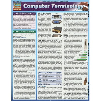 Computer Terminology - by  John Hales (Wall_chart)