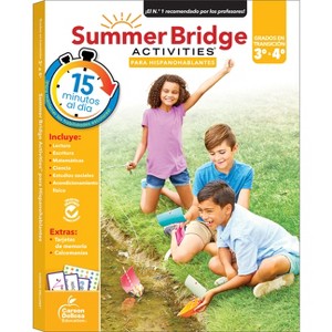 Summer Bridge Activities Spanish 3-4, Grades 3 - 4 - by  Summer Bridge Activities & Carson Dellosa Education (Paperback) - 1 of 1