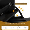Shoe Cabinet with 3 Flip Drawer, Rattan Narrow Shoe Organizer Cabinet, Freestanding Slim Hidden Entryway Cabinet with Adjustable Shelf for Hallway - 4 of 4