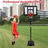 Adjustable Basketball Hoop,5.2-10 Ft,Portable Basketball Goal System for Kids & Adults,with 44 Inch Shatterproof Backboard,Fillable Base for Driveaway - 3 of 4