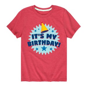 Boys' - Instant Message - It's My Birthday Short Sleeve Graphic T-Shirt - 1 of 4