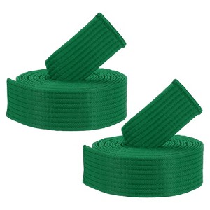 Unique Bargains Coach Teaching Practice Martial Arts Taekwondo Belts 2 Pcs - 1 of 4