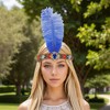Unique Bargains Women's Tribal Style Feather Headband 1 Pc - 2 of 4