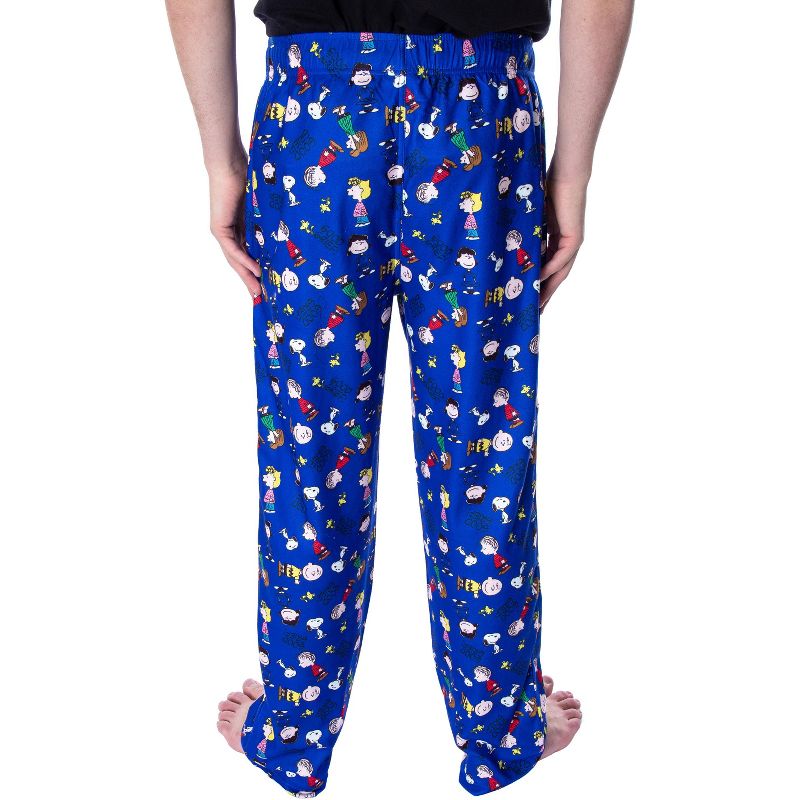 Peanuts Men's Good Grief! Allover Character Pattern Sleepwear Pajama Pants Good Grief Gang, 5 of 6