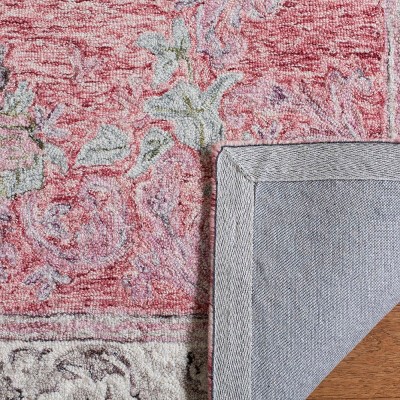 Ivory Elegance 47" Round Tufted Wool Handmade Rug