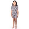 Fruit of the Loom Girl's Snug Fit 100% Cotton Pajama Sets, 4-Piece, Sizes - 3 of 4