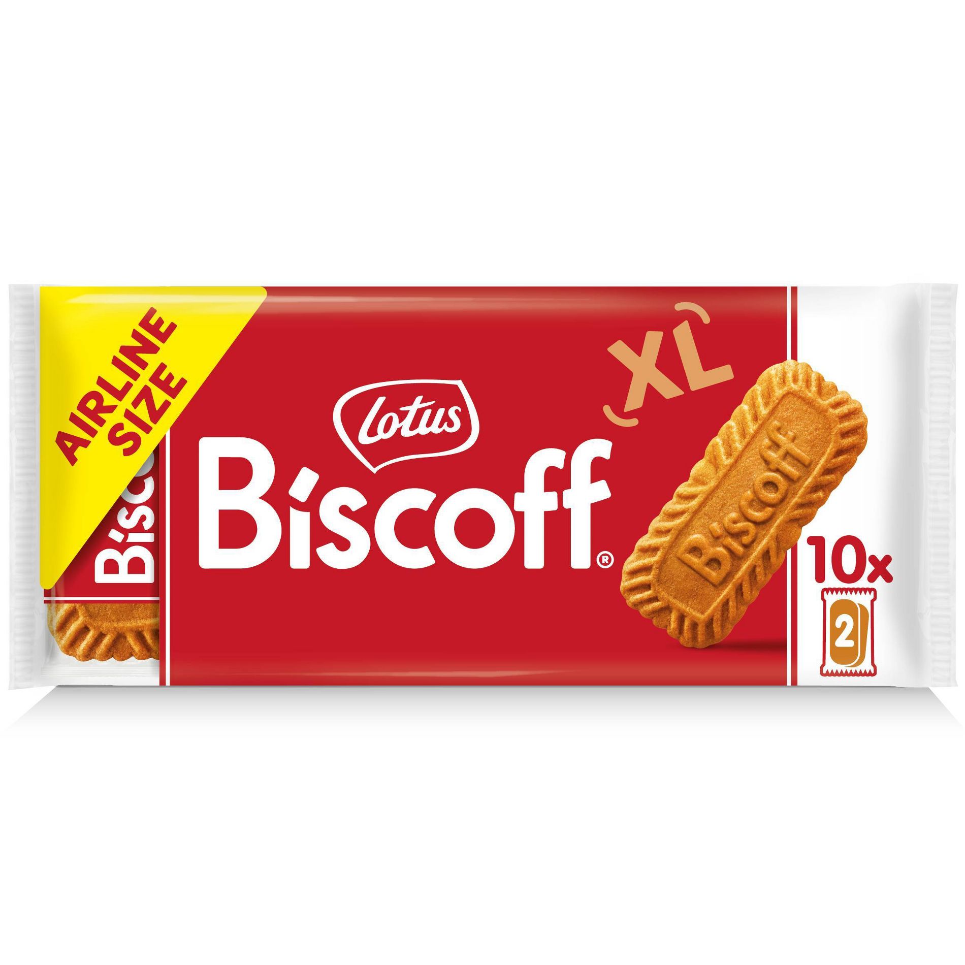 Biscoff Airline Size XL Cookies Snack Packs - 8.8oz/10ct