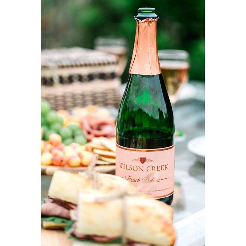 Wilson Creek Peach Bellini Sparkling Wine - 750ml Bottle, 3 of 5