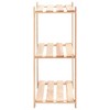 VidaXL 3-Tier Storage Rack 23.6 in.x15 in.x35.4 in. Solid Pinewood 330.7 lb - 4 of 4