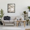 Stupell Industries Contemporary White Swirling Shape Framed Canvas - 2 of 3