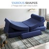 Emma and Oliver Modular Play Couch for Kids with Convertible 6-Piece Design and Soft Foam Cushions - 2 of 4