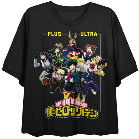 My hero cheap academia crop hoodie