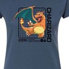 Women's - Pokémon - Charizard Stats Fitted Graphic T-Shirt - 2 of 3