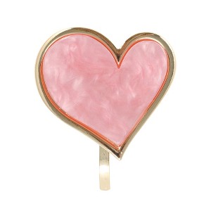 Unique Bargains Women's Heart Design Ponytail Buckle Hair Clip 1 Pc - 1 of 4