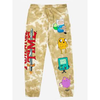 Adventure Time Puff Print Tie Dye Unisex Adult Sweatpants