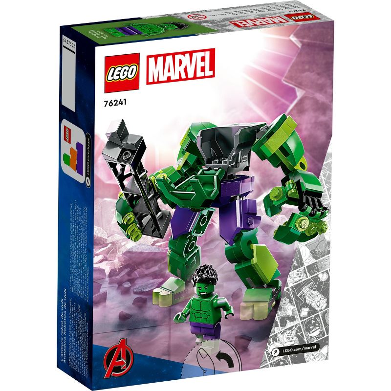LEGO Marvel Hulk Mech Armour Avengers Action Figure 76241, 5 of 8