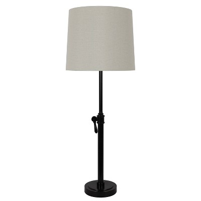 32" Henry Adjustable Table Lamp (Includes LED Light Bulb) Bronze - Decor Therapy