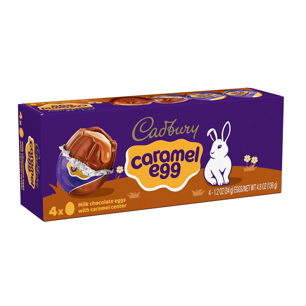 UPC 034000011605 product image for Cadbury Caramel Milk Chocolate Egg Easter Candy - 4ct, 4.8oz | upcitemdb.com